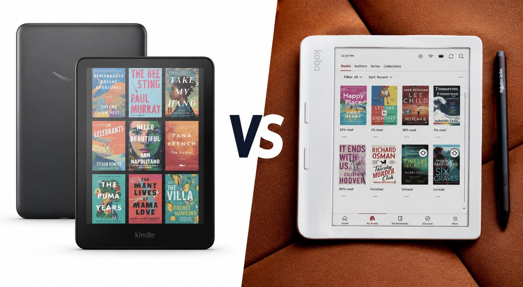 Kindle Colorsoft vs. Kobo Libra Colour